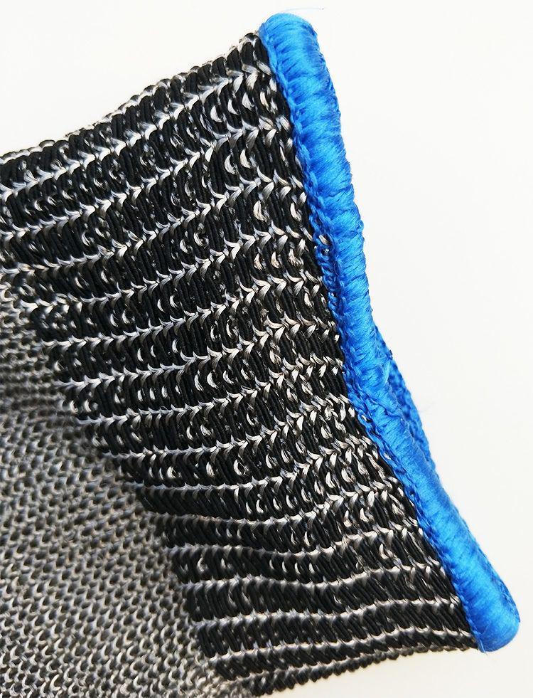 Guante individual de acero inoxidable 316 resistente a cortes de cinco dedos