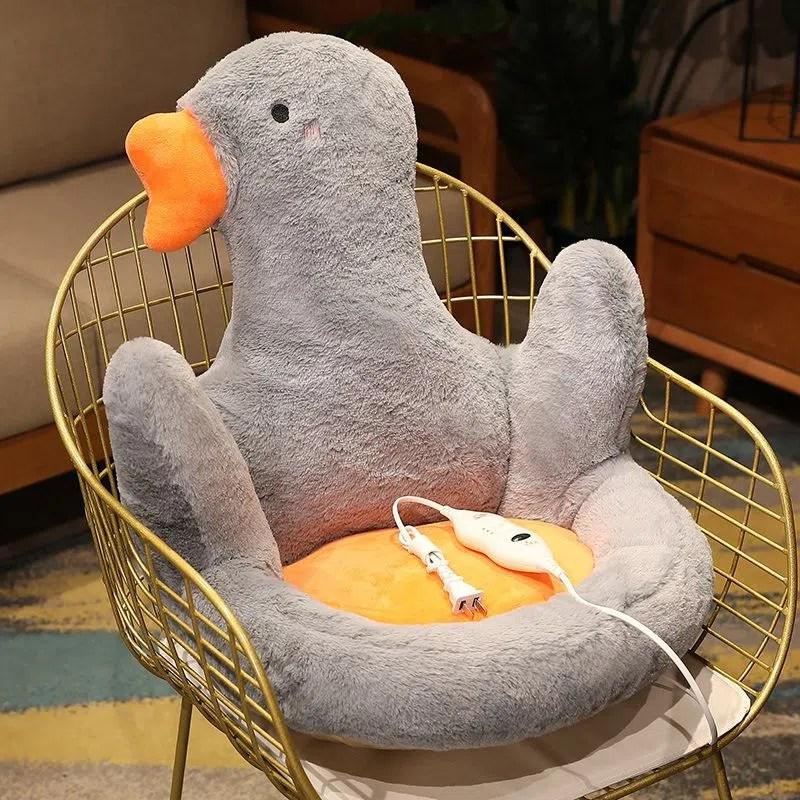 Electric Heating Cushion Heating Chair Cushion Cushion Office Sedentary Chair Cushion Lumbar Cushion Backrest One Fart Cushion Winter Thick
