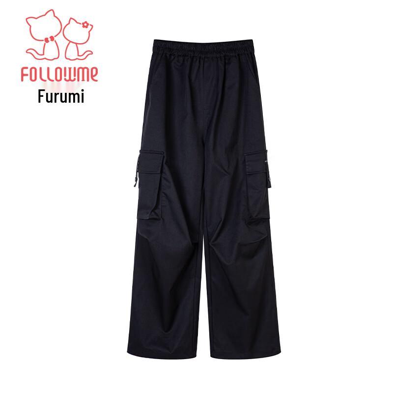 Teen Girls' Casual Wide-Leg Cargo Pants