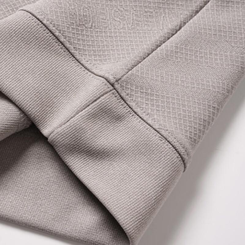 PLAYBOY Men's Business Casual Round Neck Long Sleeve Pullover