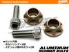 COTRAX License Plate Bolts, Lightweight, Aluminum, License Plate, Bolts, Washers + Stainless Steel, M6
