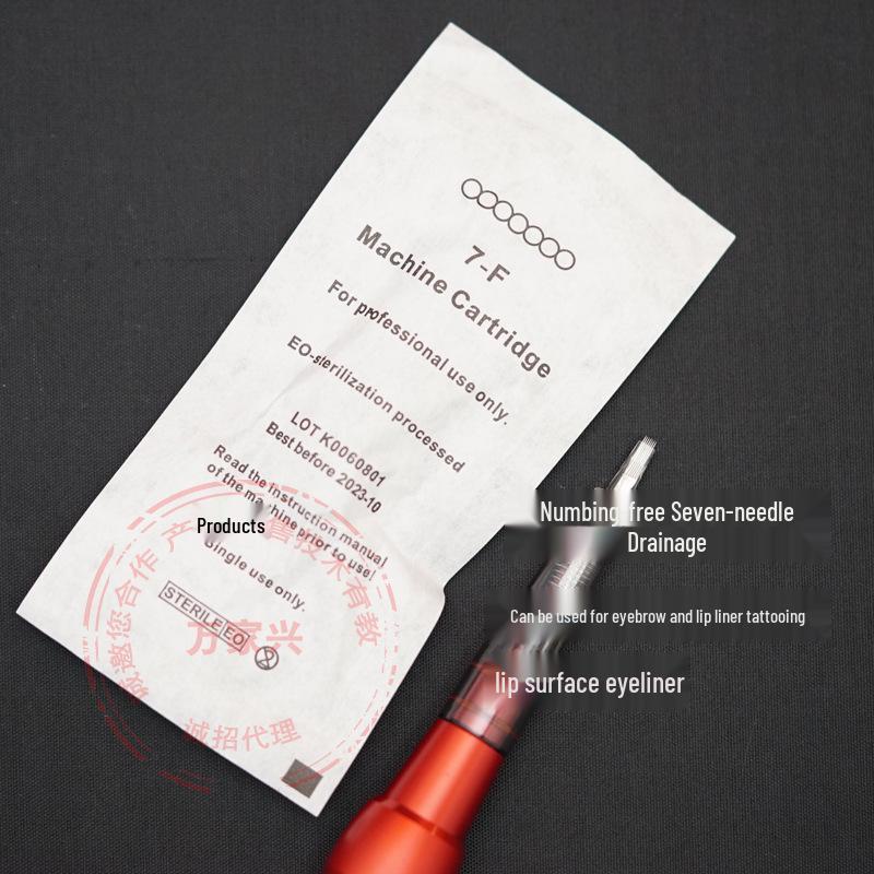 Microblading Instrument with Special Needle for Eyebrow and Lip Tattoo - No Numbing Cream Needed