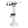Boat Seat Pedestal with Slide Aluminium Alloy 17 24in Adjustable Height Boat Chair Base for Yacht Ship Floating Dock