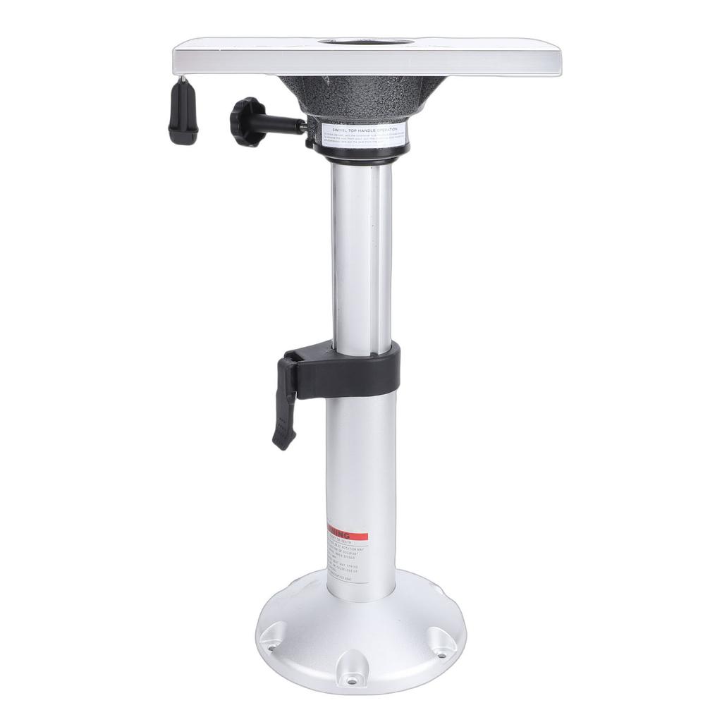 Boat Seat Pedestal with Slide Aluminium Alloy 17 24in Adjustable Height Boat Chair Base for Yacht Ship Floating Dock