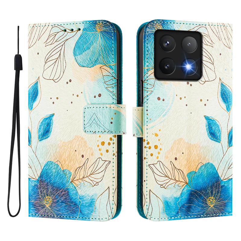 Luxury Flip Leather Case For Xiaomi 15 Pro Flip Cover On For Xiomi Mi 14 Ultra 14T Mi15 Pro 5G Wallet Bags Flower Cases Etui 202