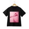 Pink Ribbon Breast Cancer Awareness T-Shirt - Minimalist Crew Neck, Unisex