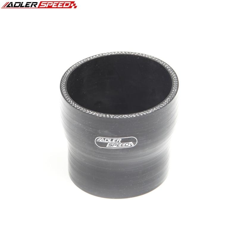 3" To 2'' (76-51mm) ID Straight/45 Degree/90 Degree Reducer Silicone Hose Black Turbo/Intake Coupler Pipe