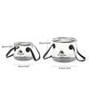 Portable Clear Folding Bucket Lightweight Collapsible Small Bucket Space Saving