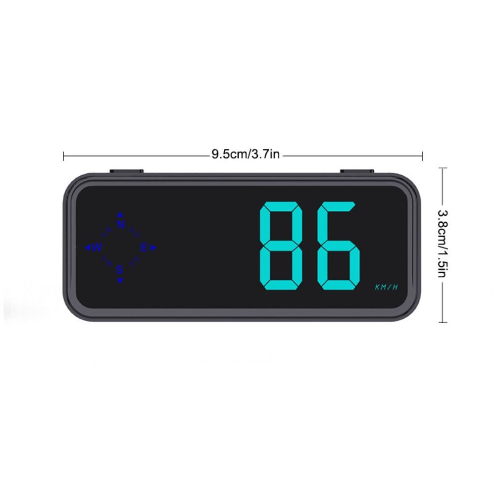 7 Color Switching GPS Car Digital Speedometer Digital Clock Vehicle Speed Meter  Tachometer
