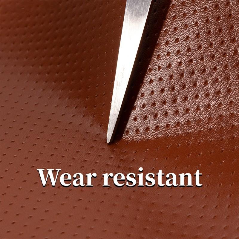 Perforated Self-adhesive Leather Repair Patch for Car Seat Sofa Leathercraft Patches Waterproof Faux Genuine Refurbishing Patch