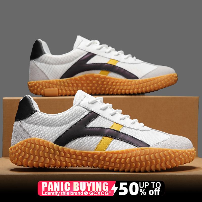 

Men s Sports Shoes Cushioning Non-Slip Flat Wear Resistant Sneakers Mesh Breathable Soft Running Leisure Shoes 47 білий