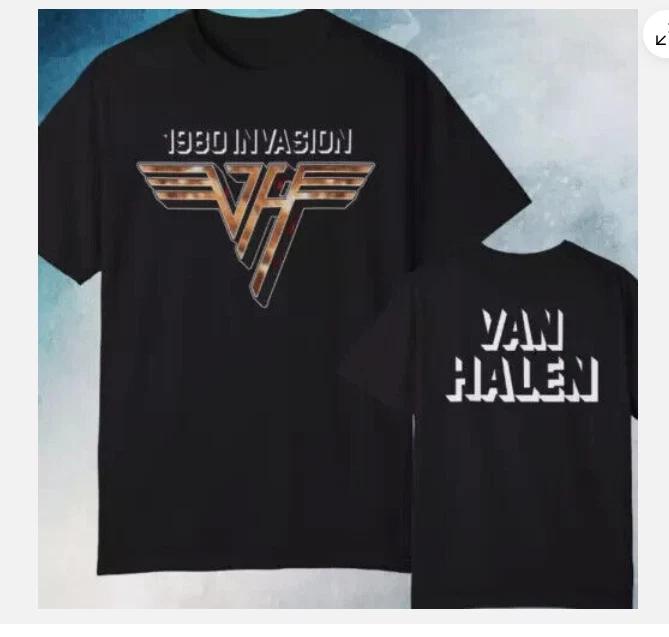 

Van Halen World Tour Invasion T-Shirt. 2XL