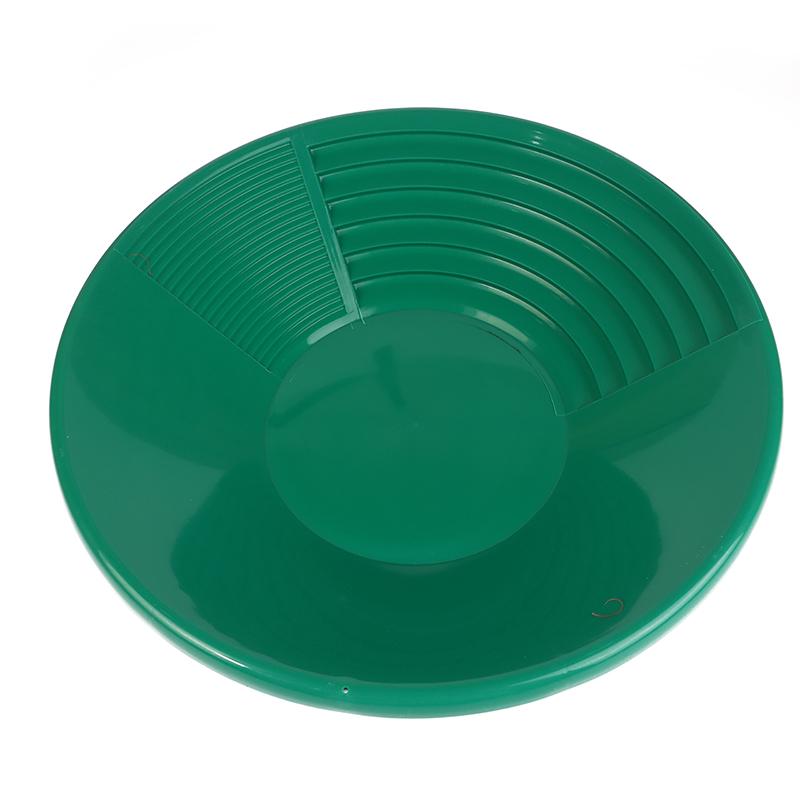 1Pc Gold Panning Tool 380Mm Gold Panning Pan Abs Gold Sifting Classifier Washing Sieve Tray Accessory