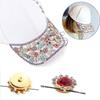 WTEMPO Random Sew-on Rhinestones Kit Sunflower Shaped Design Rhinestones for DIY Sewing & Jewelry Crafts & Clothes Shoes Belt Accessories
