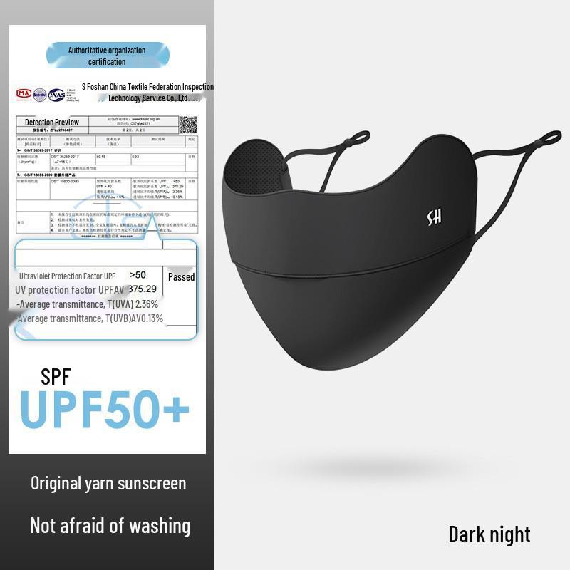 Women's Summer Blush Gradient 3D Ice Silk UV Protection Sun Mask