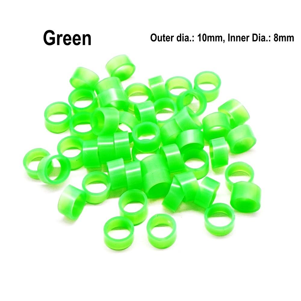 Autoclavable Dental Universal Silicone Color Code Ring Colorful Rings for Handpiece or Tools (Dia.7mm/5mm)