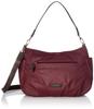 Labagagerie MONOGRAMME 2-Wege-Umhängetasche, Damen, B71-09-04, Weinrot