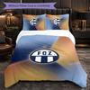 FC Zürich Themed Bedding 3Pcs Duvet Cover Set Decorative Bed Linen For Teen Room Home Decoration