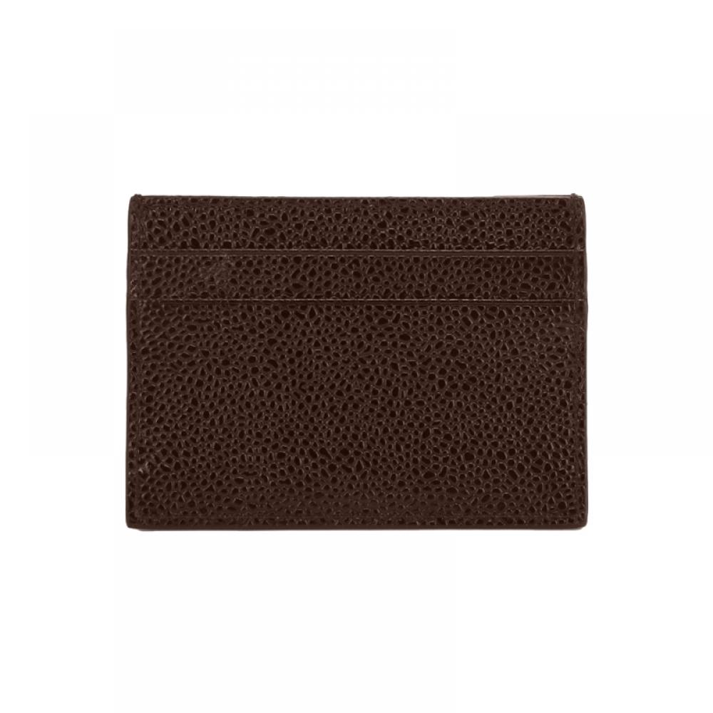 Tom Brown Faw035a 00198 205 Pebble Grain Three Line Tab Card Holder