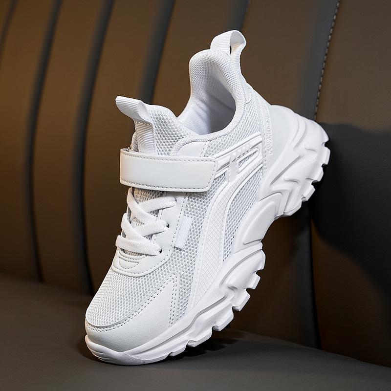 308 boys shoes 2025 summer new middle and large children's boys net shoes little white shoes students breathable net surface transportation