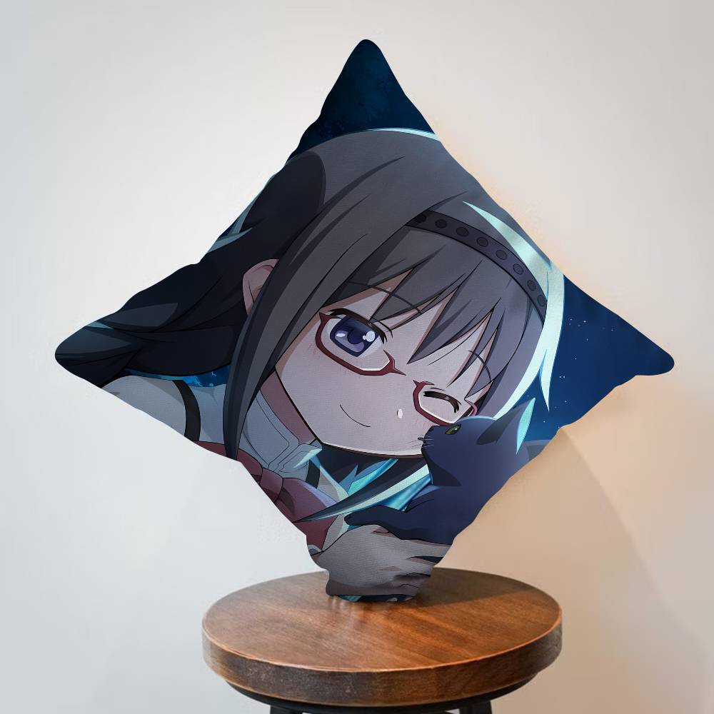 Cartoon Figure Akemi Homura Cushion Cover Decorative Pillow Sofa Home Decor case pillow cases
