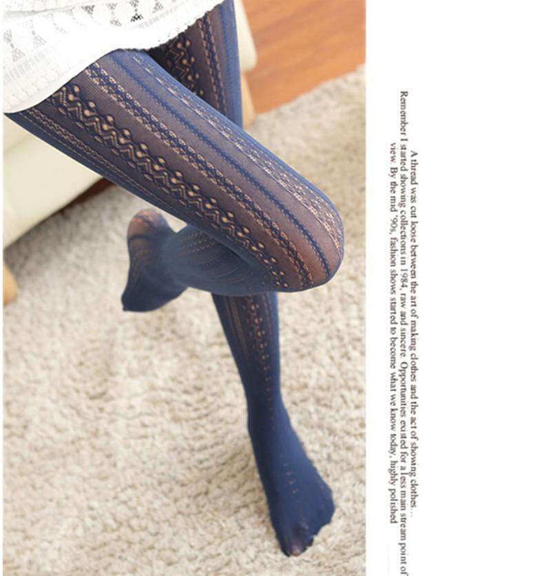 Doiaeskv Sweet Lolita Stripe Nylon Stockings Women Sexy Thin Pantyhose White Fishnet Stockings Female High Tights Dress