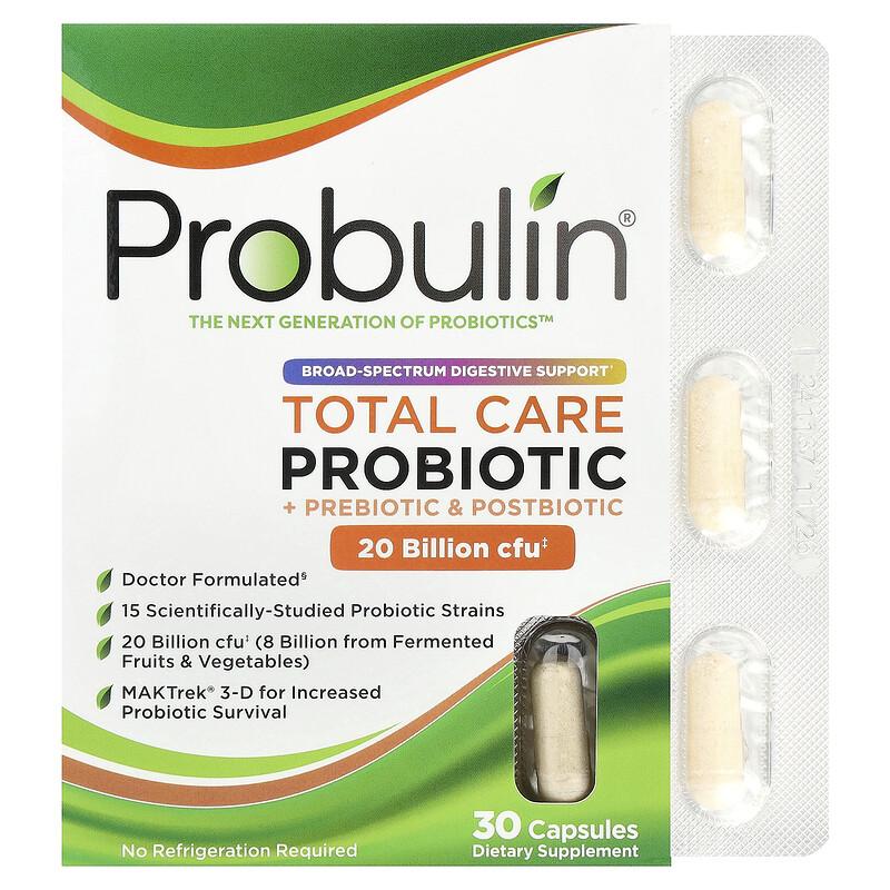 Total Care Probiotic, 20 Billion CFU, 30 Capsules