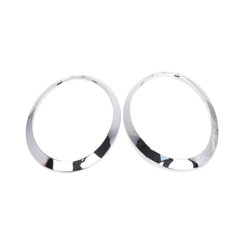 Round Headlamp Retaining Rings For Mini Cooper F55 F56 F57 7300631 Car Front Headlight Trim Rings