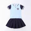 Children's Cotton Short Sleeve School Sports Uniform Set - Summer Edition