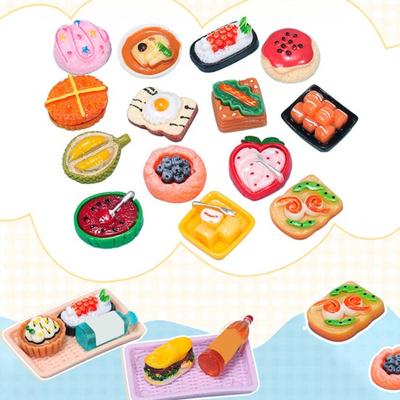 Mini Food Drinks Ornaments Resin Miniature Food Toys Realistic Simulation Food Drinks