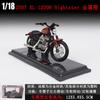 1:18 Scale 2018 CVO Road Glide Model Diecast Sports Motorcycle Toy Manual Operation Collectible Gift For Kids Boys