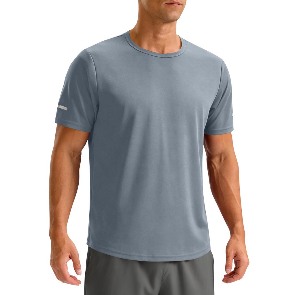 Men's Round Neck T-Shirt, Men's Outdoor Sports And Fitness Top