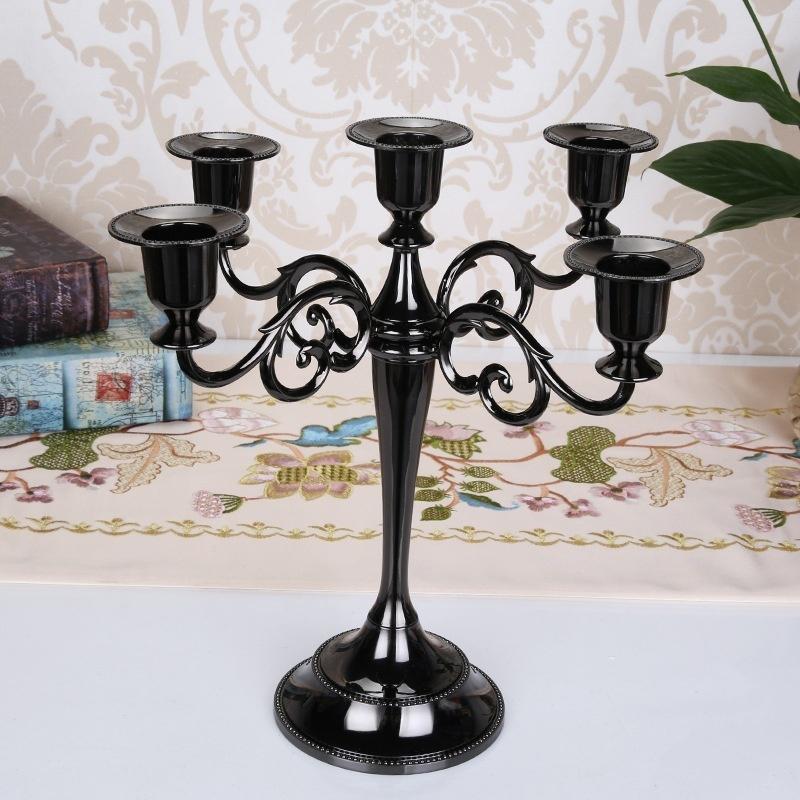 1pcs European Style Metal Candle Holders Wedding Decoration Candle Centerpiece Candlesticks