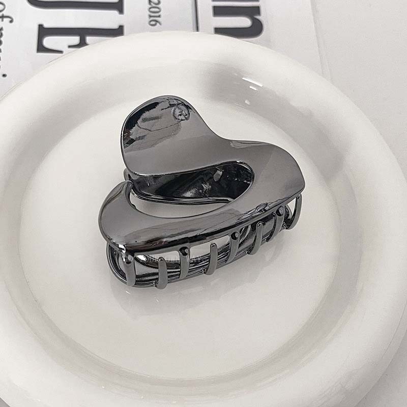 

Новая Мода Необычный Металлический Зажим для Волос для Женщин Панк Стиль Жидкая Линия Зажим-Краб для Хвоста Зажим-Акула Головной Убор Головной Убор