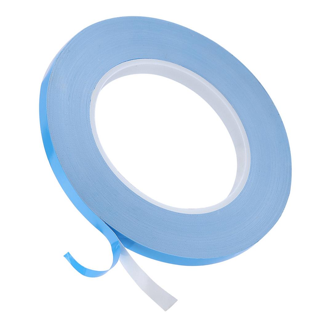 1 stk Høykvalitets 8mm Dobbeltsidig Varmeledende Limtape for LED IC Kjøleribbe Fiksering