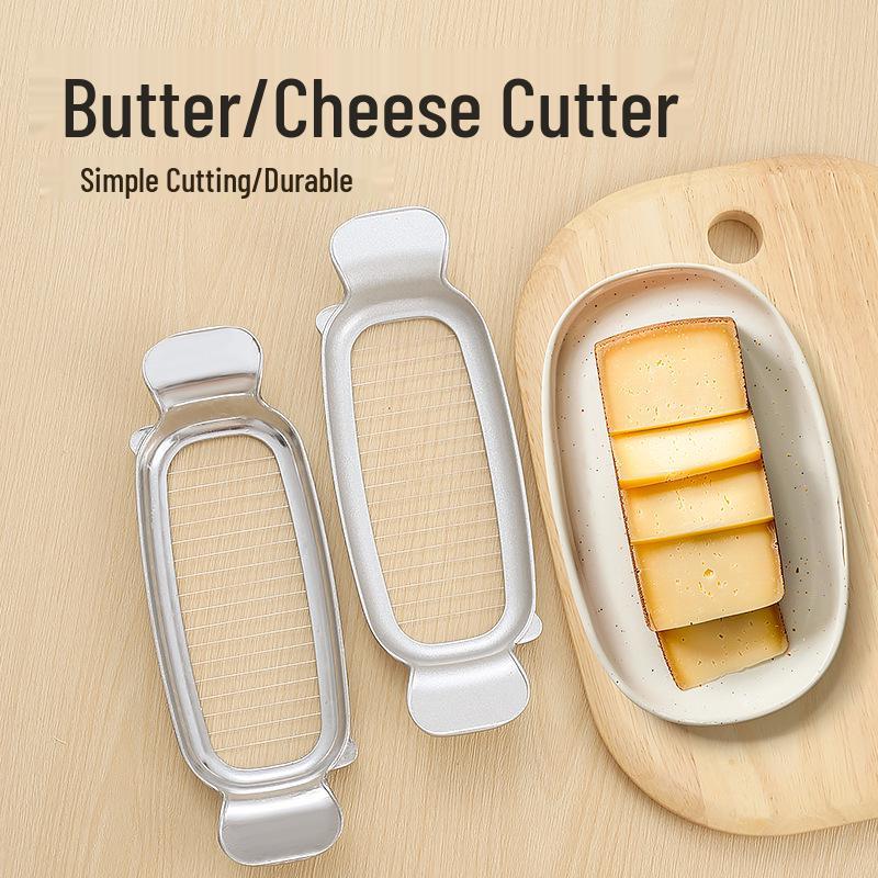 Stainless Steel Cheese & Butter Slicer - Creative Kitchen Tool for Foie Gras and Cheese