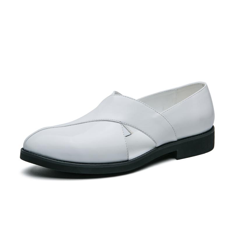 Fashion Business Summer Shoes Fashion Men's Design Styles Party Trend Street Walking Daily Office Work Black Leather Shoes 38-46
