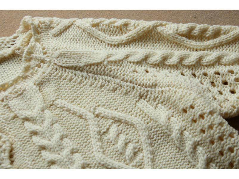 Japanese Mori Girl Style Hollow Lace Cardigan for Spring & Autumn