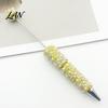 Customizable Beadable Pen DIY Pen, Rhinestone Faux Pearl Ballpoint Fancy Glitter Decorated for Crafting, Student Stationery Office Writing Tools