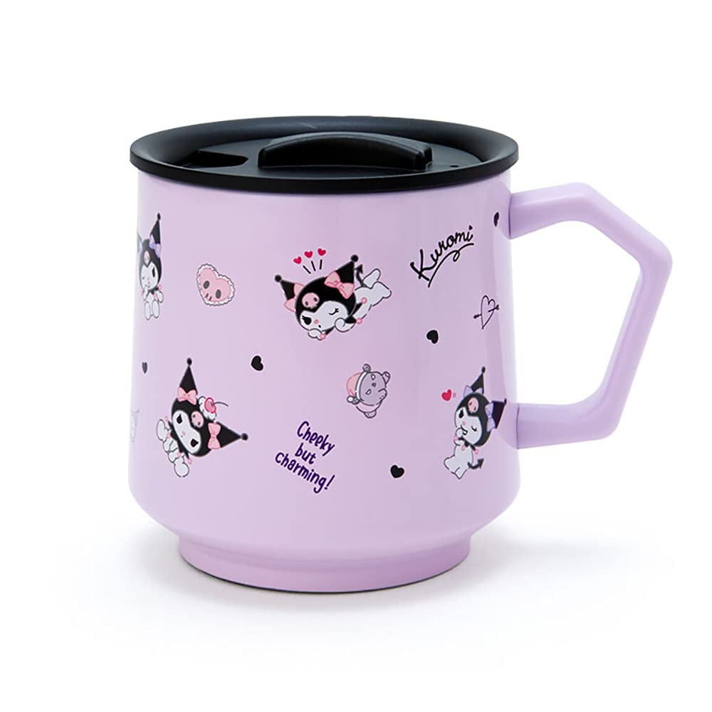 

Кружка из нержавеющей стали с крышкой Sanrio Kuromi 033901 фиолетовый