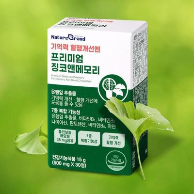 Goed voedingssupplement voor dementie, medicijn voor hersenverbetering, geheugen premium, Ginkgo & Geheugen 30 tabletten, 30 tabletten, 1 eenheid