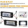 2PCS LED License Plate Light Lamp for Mini Cooper R56 R57 R58 R59 Rear Tag L