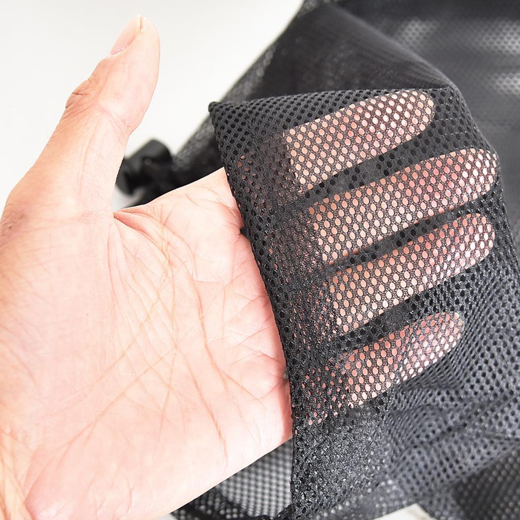 Underwear Storage Bag, Black Mesh Shopping Storage Bag, Golf Bag, Mesh Holes, Various Specifications, Reusable, 5 Piece