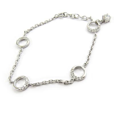 [G6978] – Weißes „Goddess“-Silberarmband