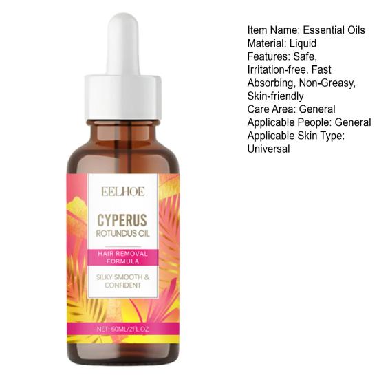 EELHOE Post Hair Removal Soothing Oil  Fast Absorbing Essential Oils Botanical Moisturizing Treatment for Smooth Skin Hydrating for All Skin Types