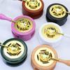 Wax Seal Melting Furnace Set with Handle & Spoon - Wooden Granule Furnace for Crafting