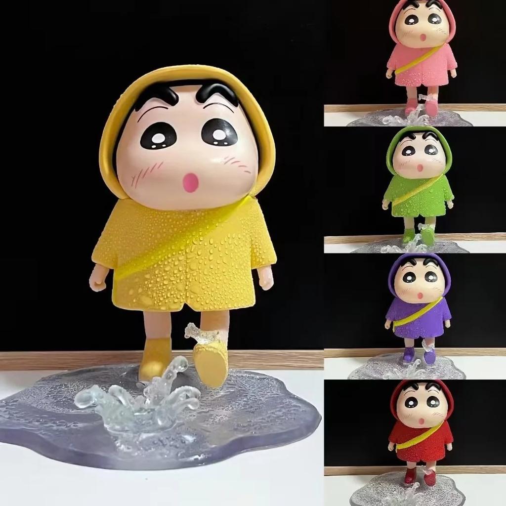 Nohara Shinosuke Q Version, Raincoat Version, Crayon Shin-Shin, Confession, Love, Raincoat Shin-Shin, Boxed Figure.