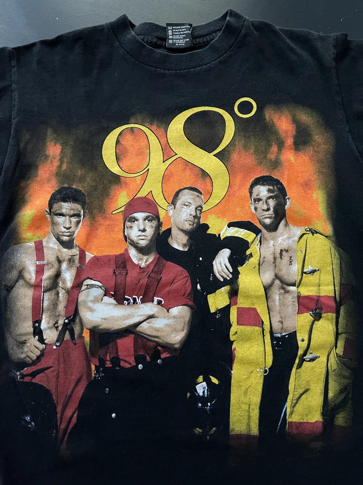 

Vintage 98 Degrees Heat It Up Tour - Black, Polygram Tag - Size: Small 4XL