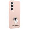 Karl Lagerfeld Klhcs23Msnchbcp S23+ S916 Hardcase Różowy/Pink Silicone Choupette