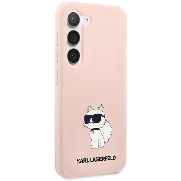 Karl Lagerfeld Klhcs23Msnchbcp S23+ S916 Hardcase Różowy/Pink Silicone Choupette